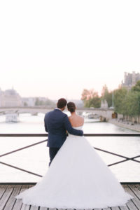 pont des arts le soir