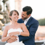 le smariée sur pont alexandre "